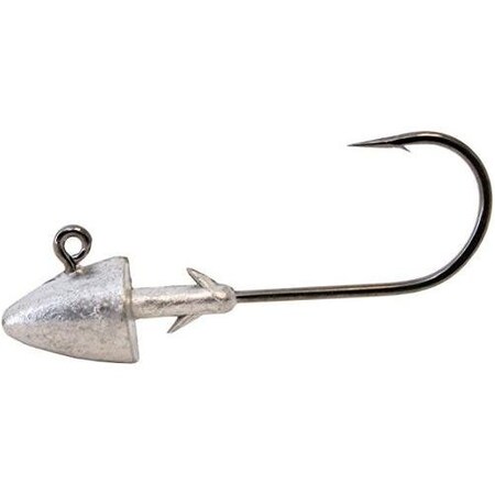 Owner Ultrahead Saltwater Bullet Jighead, 12 Oz, 30 Hook Black Chrome, 3PK 5148-081